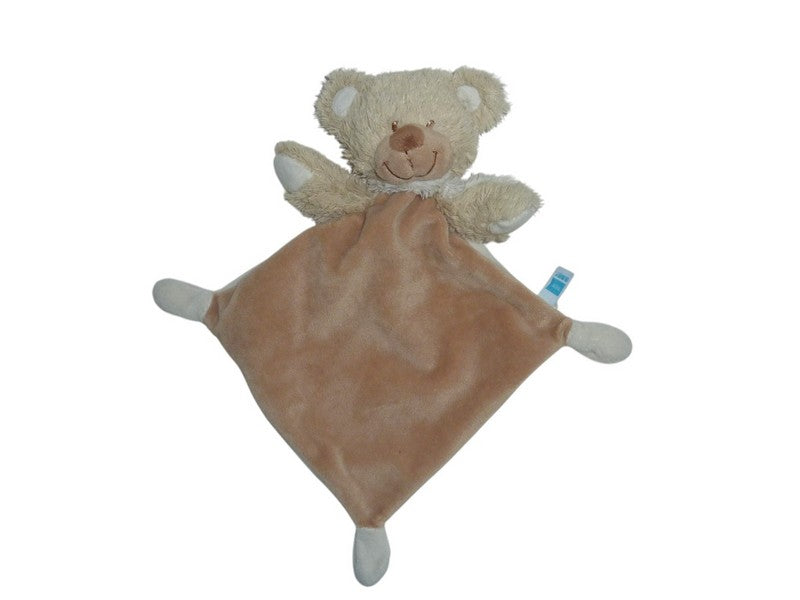 Doudou ours plat marron - Tex Baby