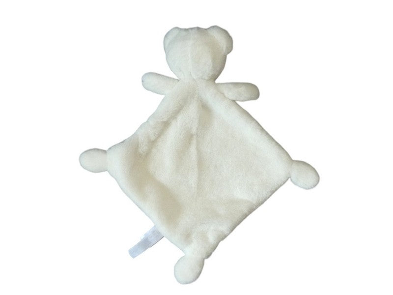 Doudou ours plat blanc - Nicotoy Simba toys - 33 cm