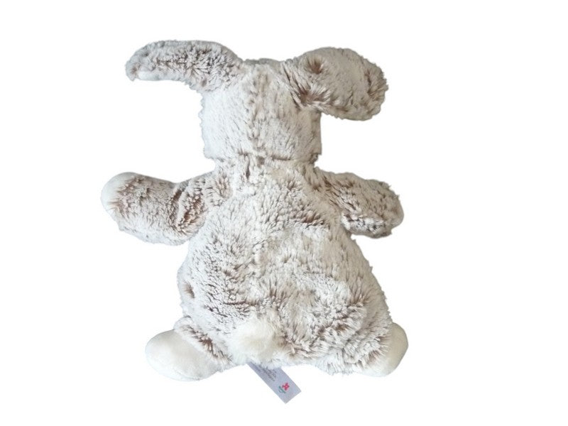 Peluche lapin marron chiné blanc - Nicotoy Simba Toys - 24 cm