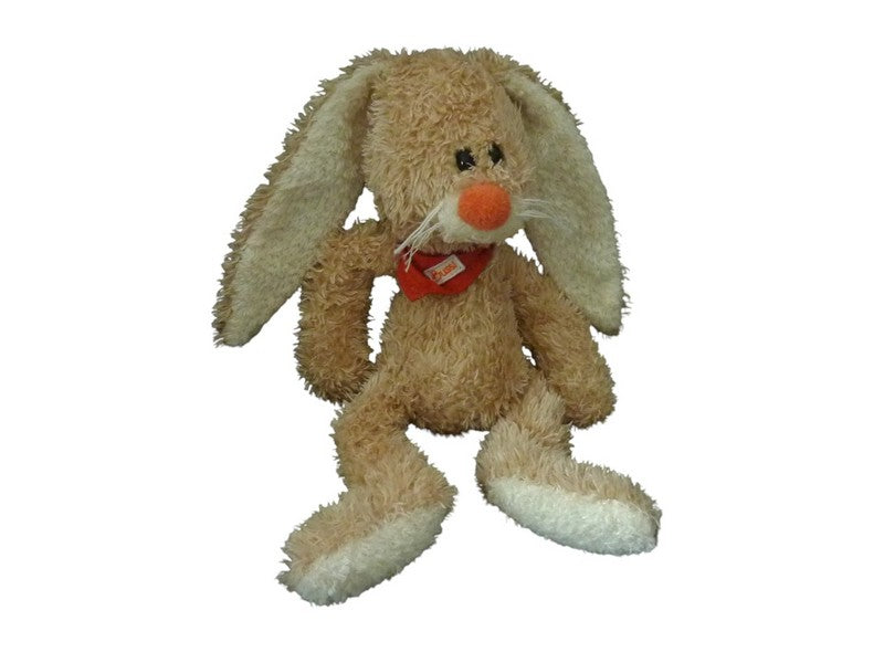 Peluche lapin marron clair écru blanc - Trudi - 33 cm