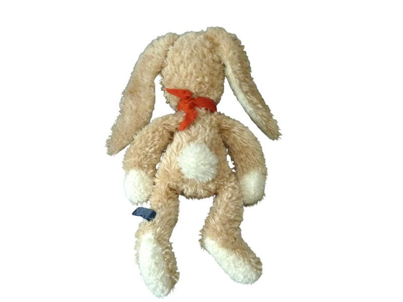 Peluche lapin marron clair écru blanc - Trudi - 33 cm