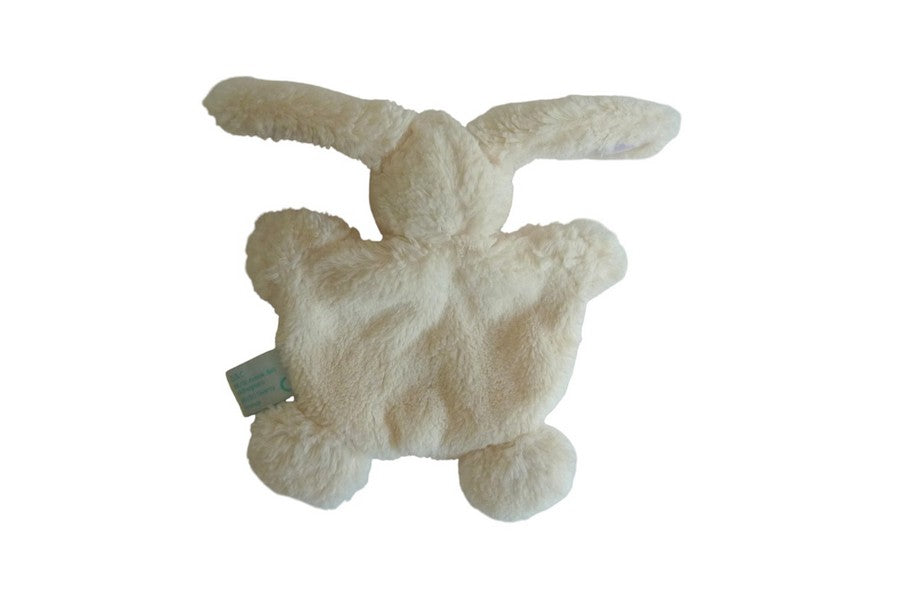 Doudou lapin plat écru violet - Les Câlins - Baby'Nat BN782