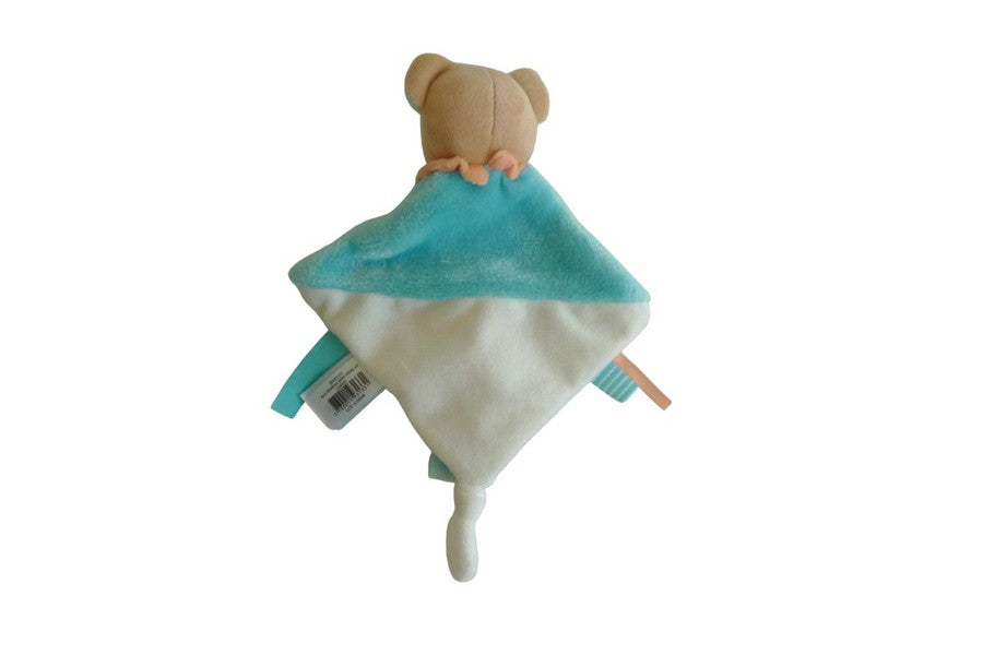 Doudou ours attache tétine - Baby'Nat BN0133