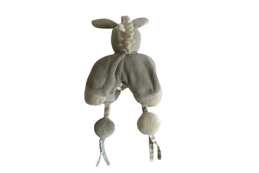 Peluche éveil âne Lungo - Cappuccino - Nattou