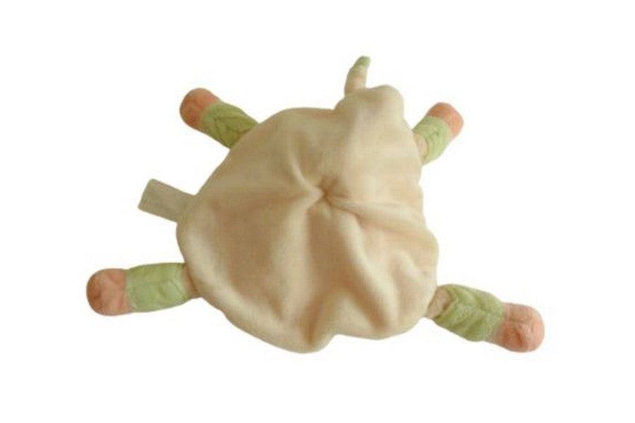 Doudou cheval plat jaune orange vert - Kimbaloo