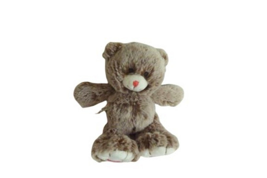 Peluche ours marron - Rouge Kaloo - 18 cm