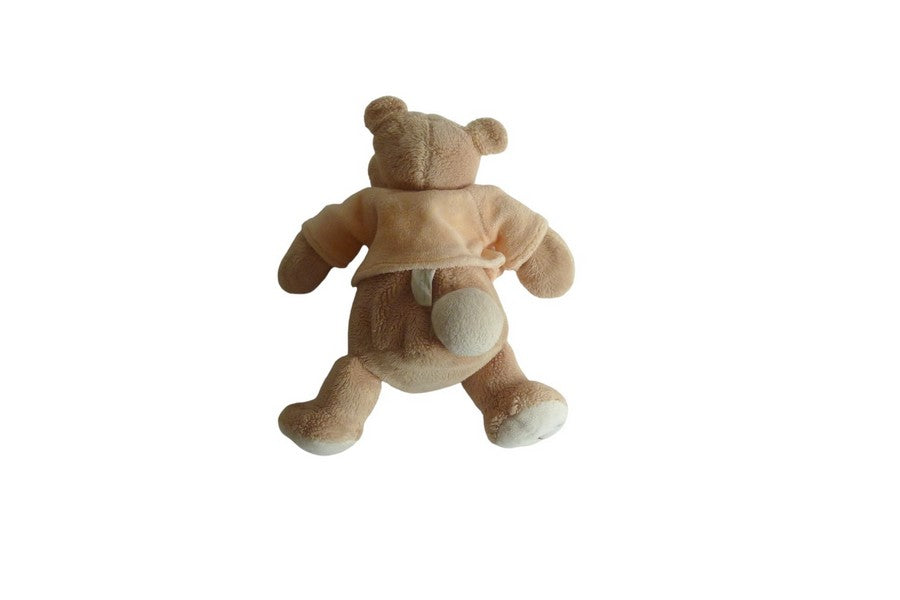 Peluche ours marron pêche - Jollybaby - 18 cm