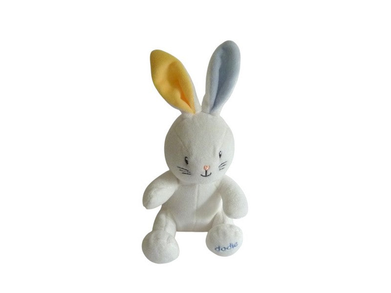 Peluche lapin blanc - Dodie - 27 cm