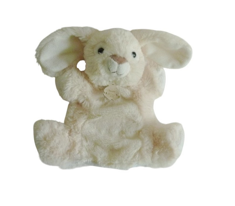 Doudou lapin blanc marionnette - HO2594 Histoire d'Ours