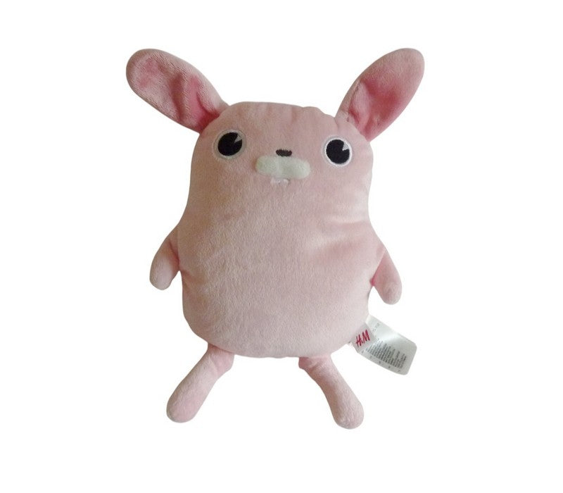 Peluche lapin rose - H&M - 27 cm