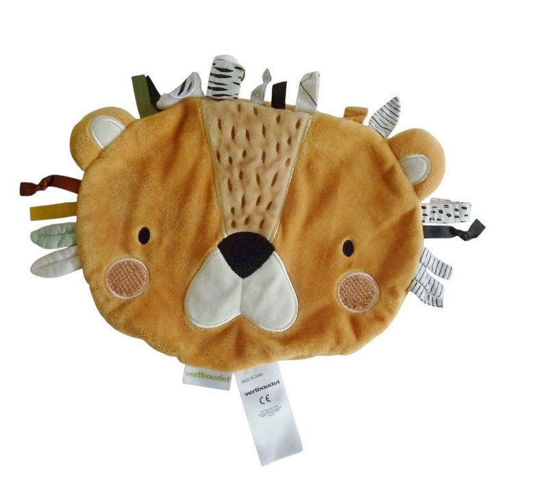 Doudou lion plat - Vertbaudet