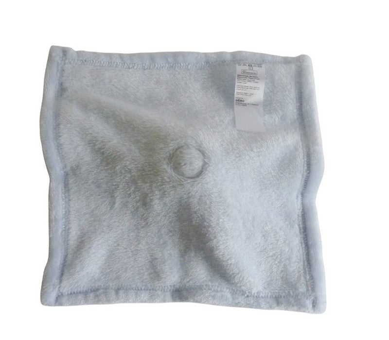 Doudou lapin dormeur plat bleu - Gemo