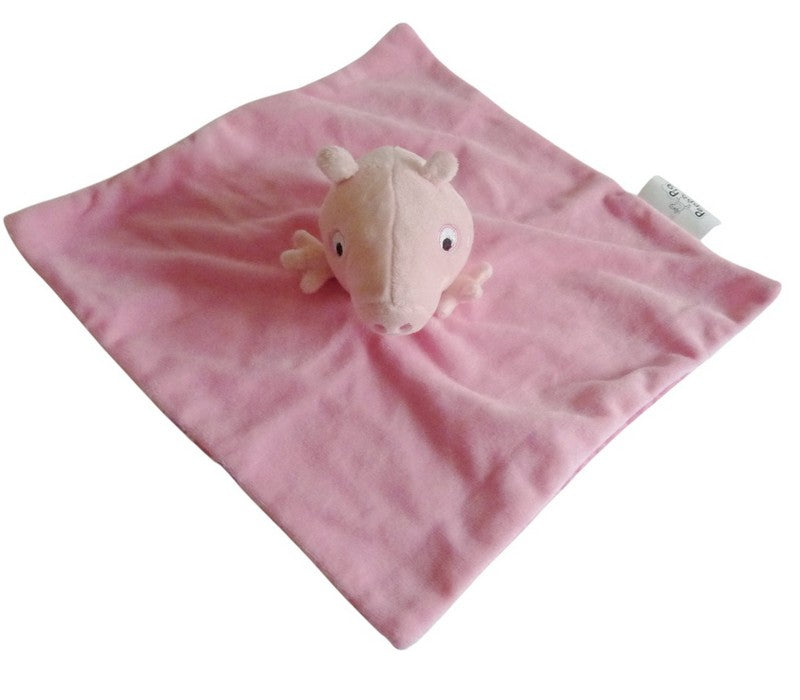 Doudou Peppa Pig plat rose - Sambro