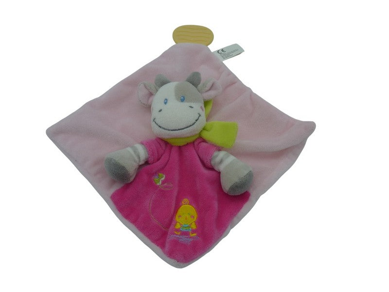 Doudou vache plat rose - Nicotoy Simba Dickie