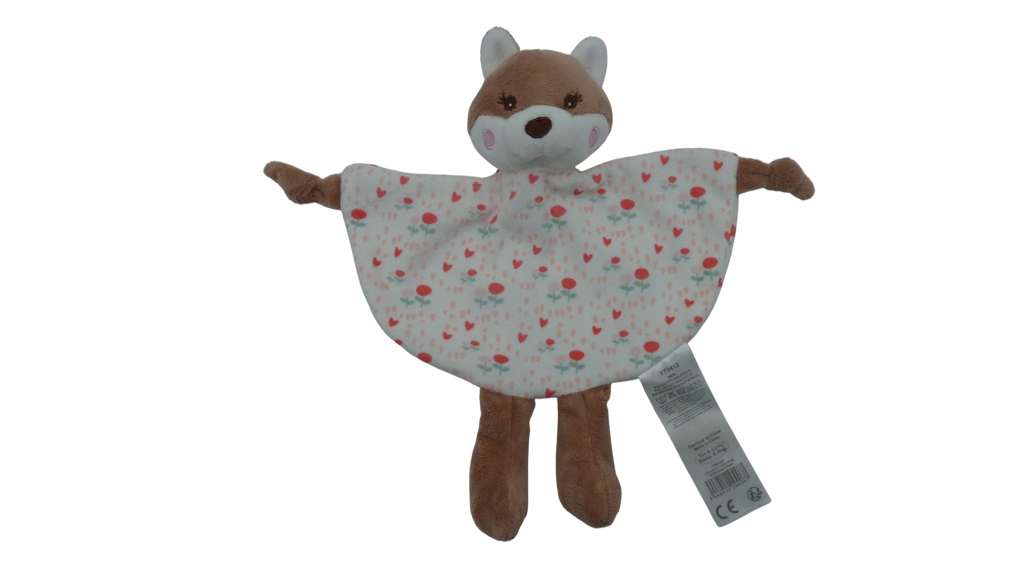 Doudou renard plat - Tomkids