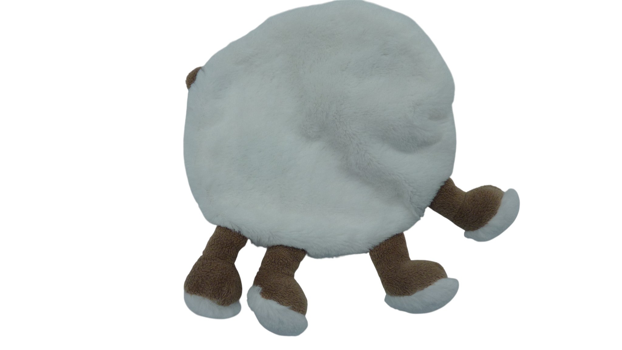 Doudou hippopotame plat écru vert - Bazile & Zoé - BN722 Baby'Nat