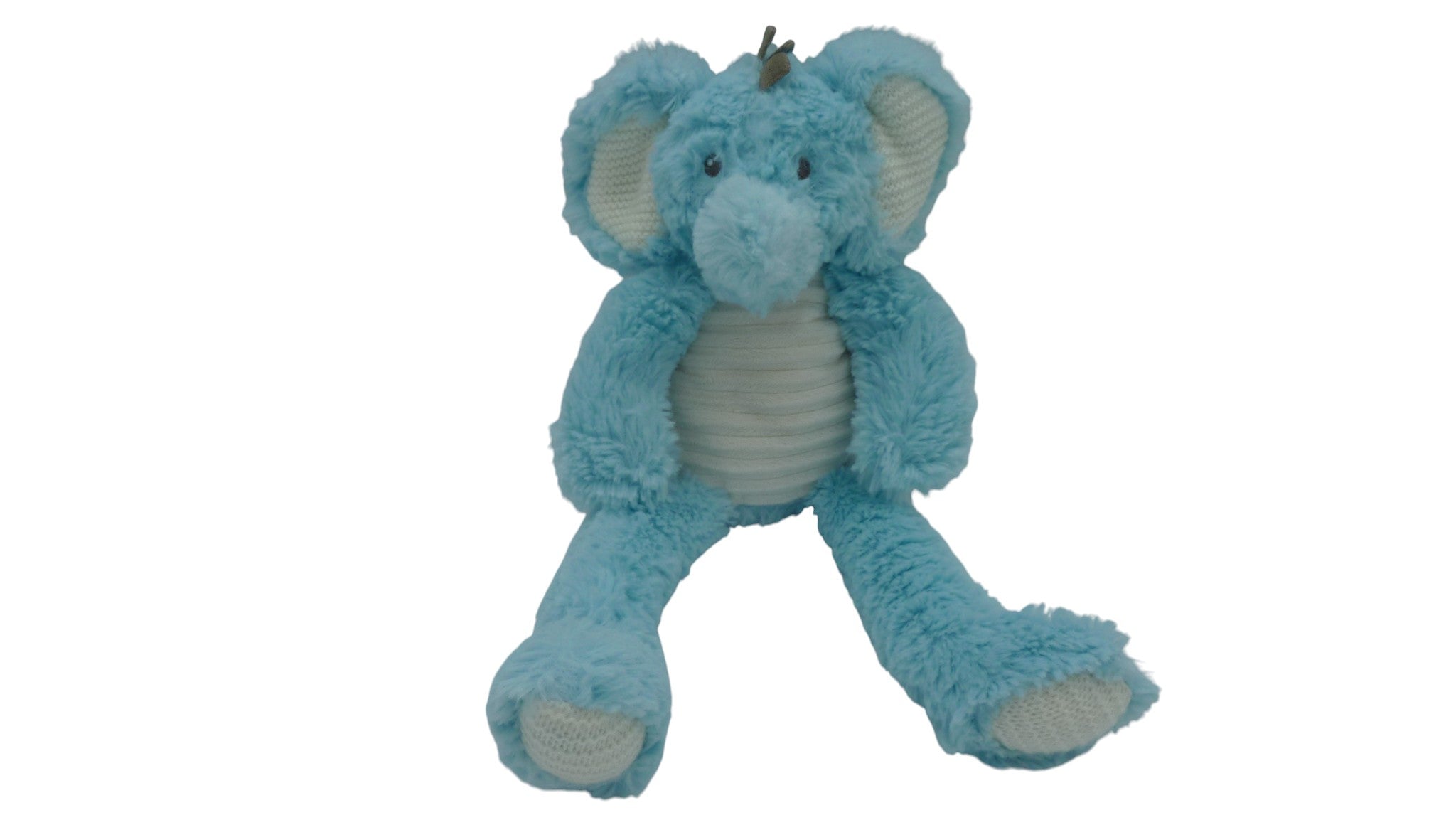 Peluche éléphant bleu - Tex - 38 cm