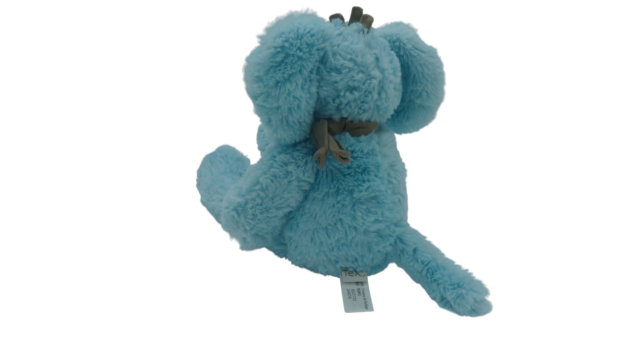 Peluche éléphant bleu - Tex - 38 cm