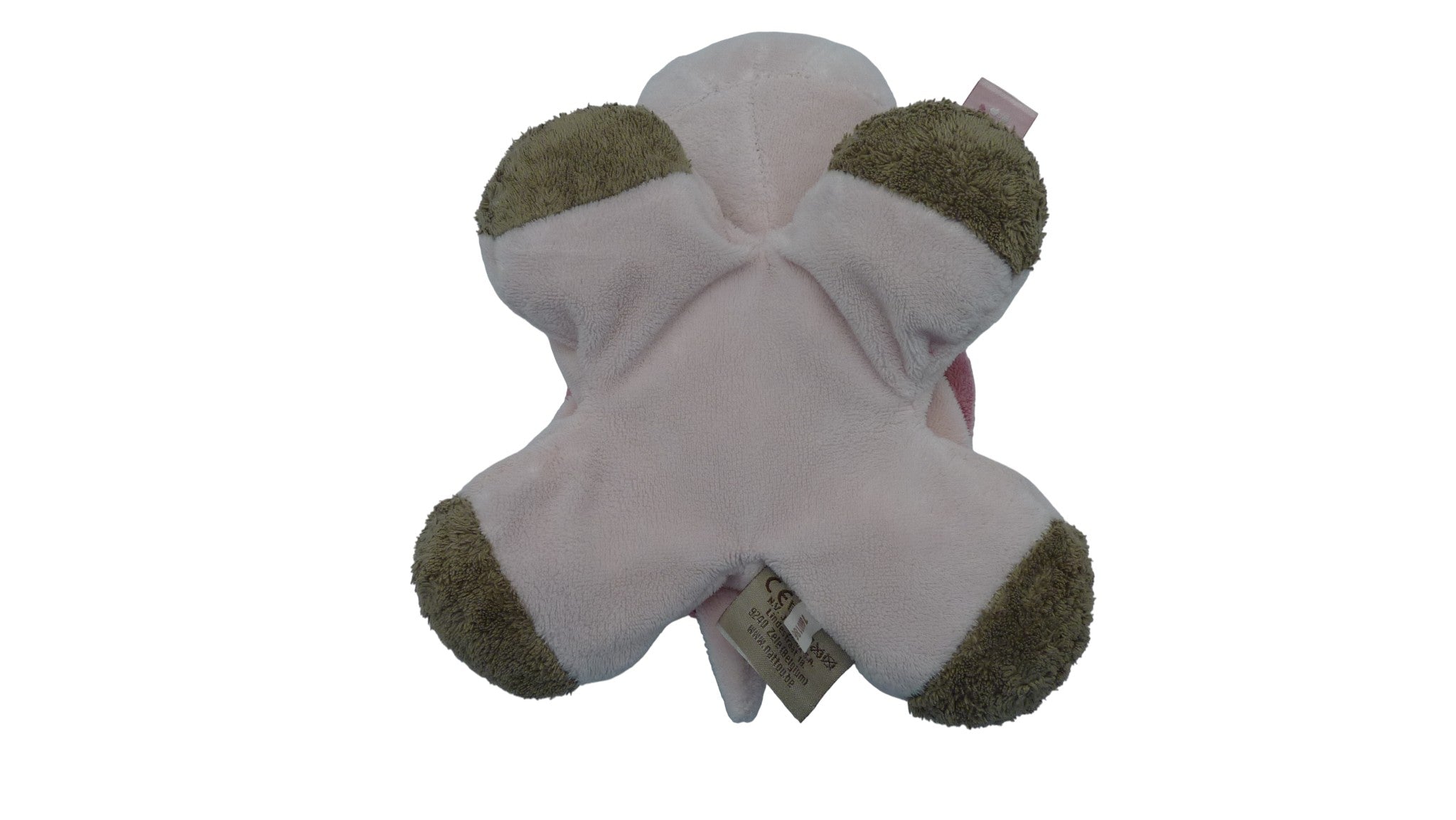 Peluche tortue rose - Nattou - 26 cm