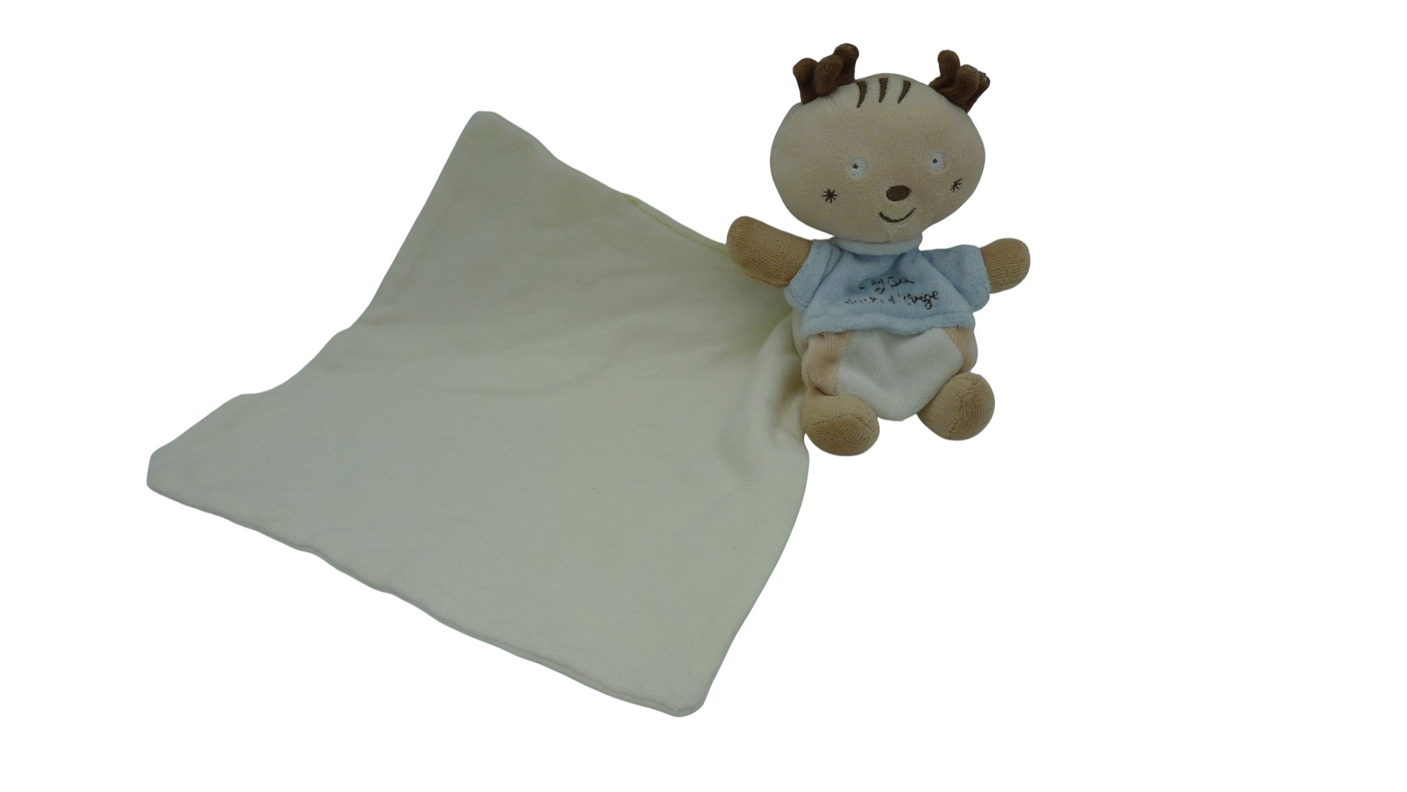 Peluche renne avec mouchoir - Sucre d'Orge