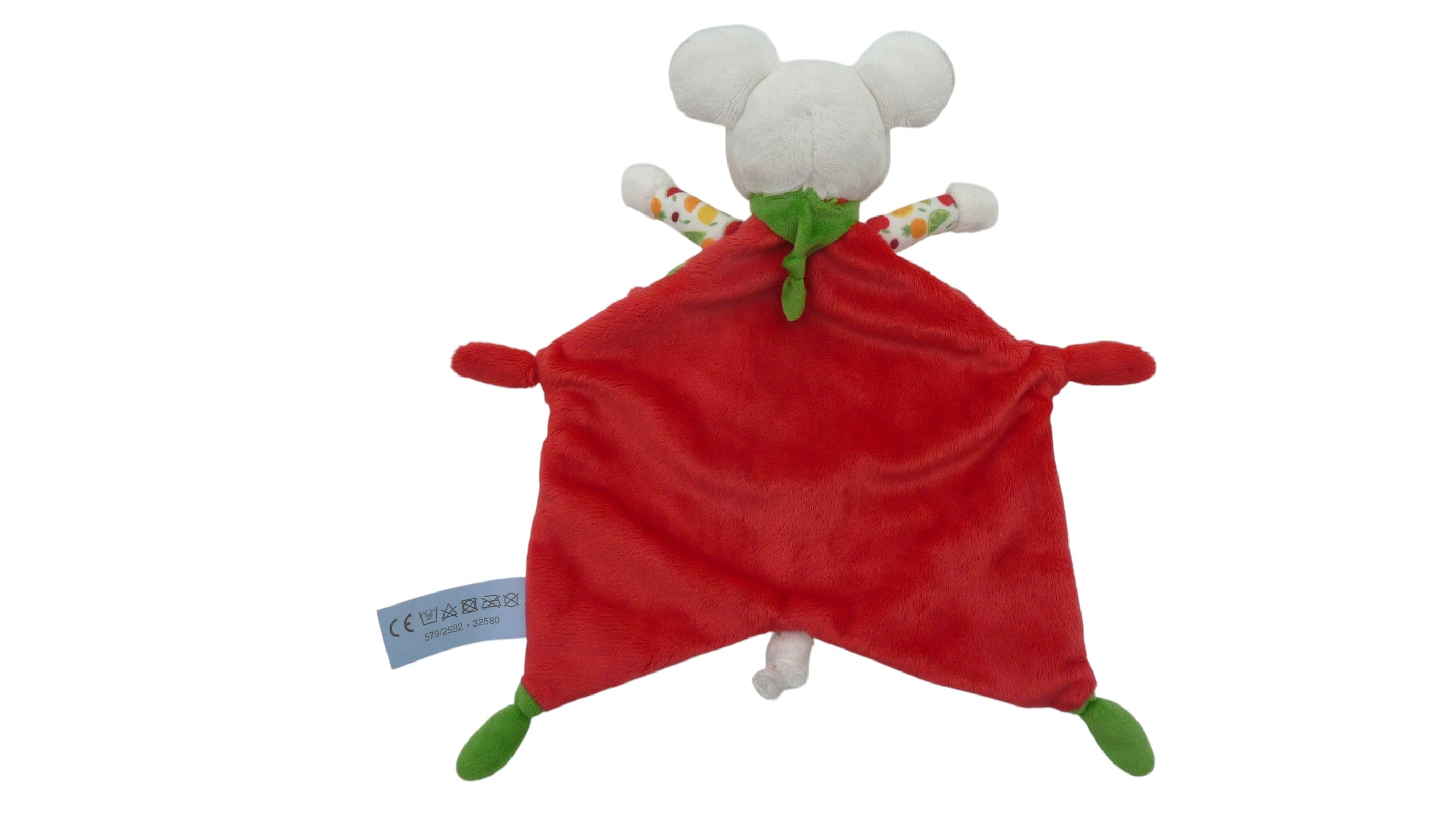 Doudou souris plat rouge - Nicotoy Simba toys