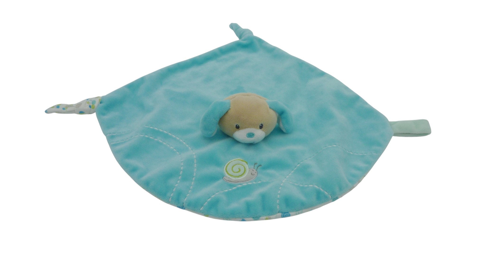 Doudou chien plat bleu turquoise - Garden - Gipsy