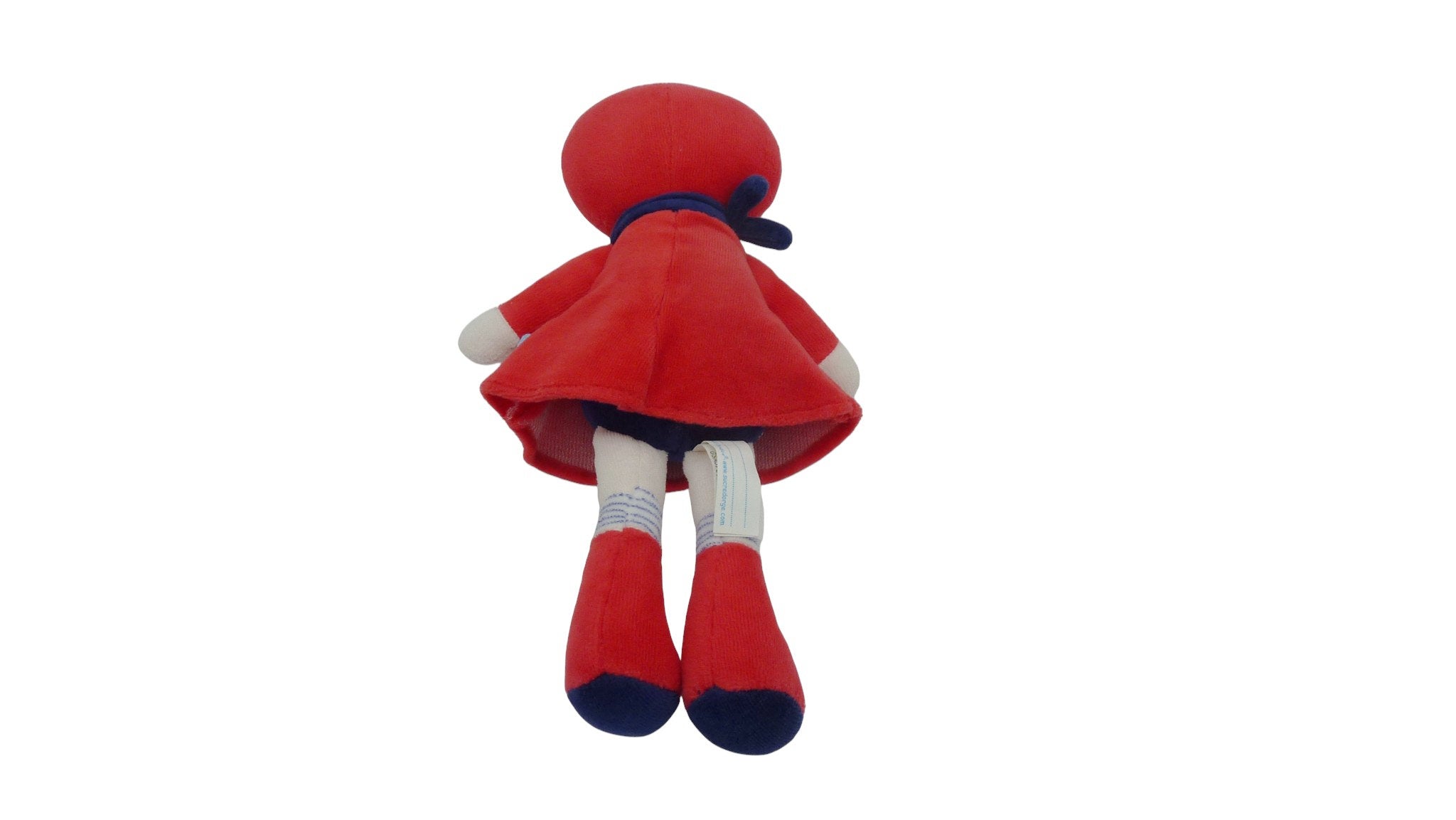Peluche poupée rouge - Sucre d'Orge - 27 cm