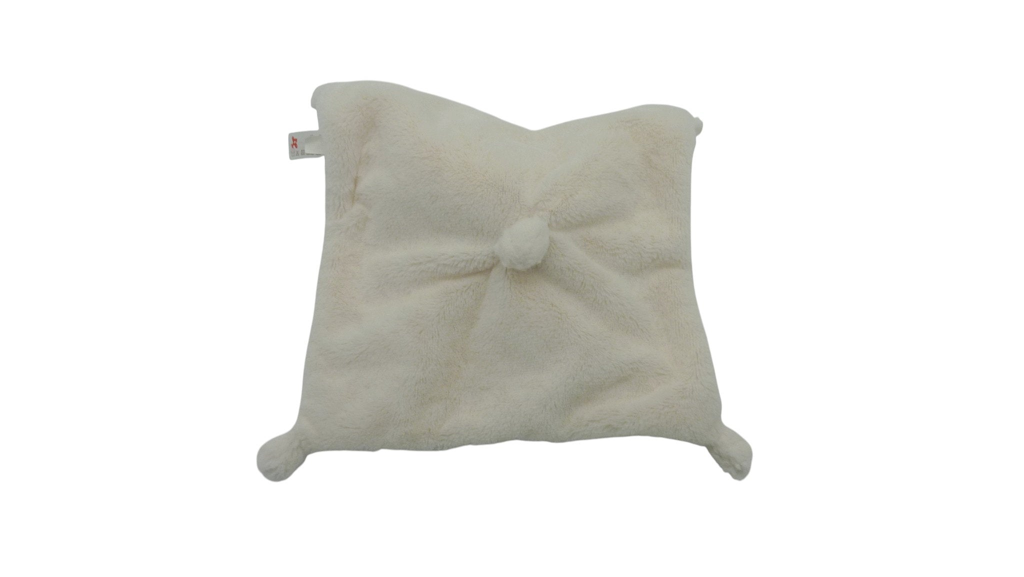 Doudou ours plat crème marron - Nicotoy