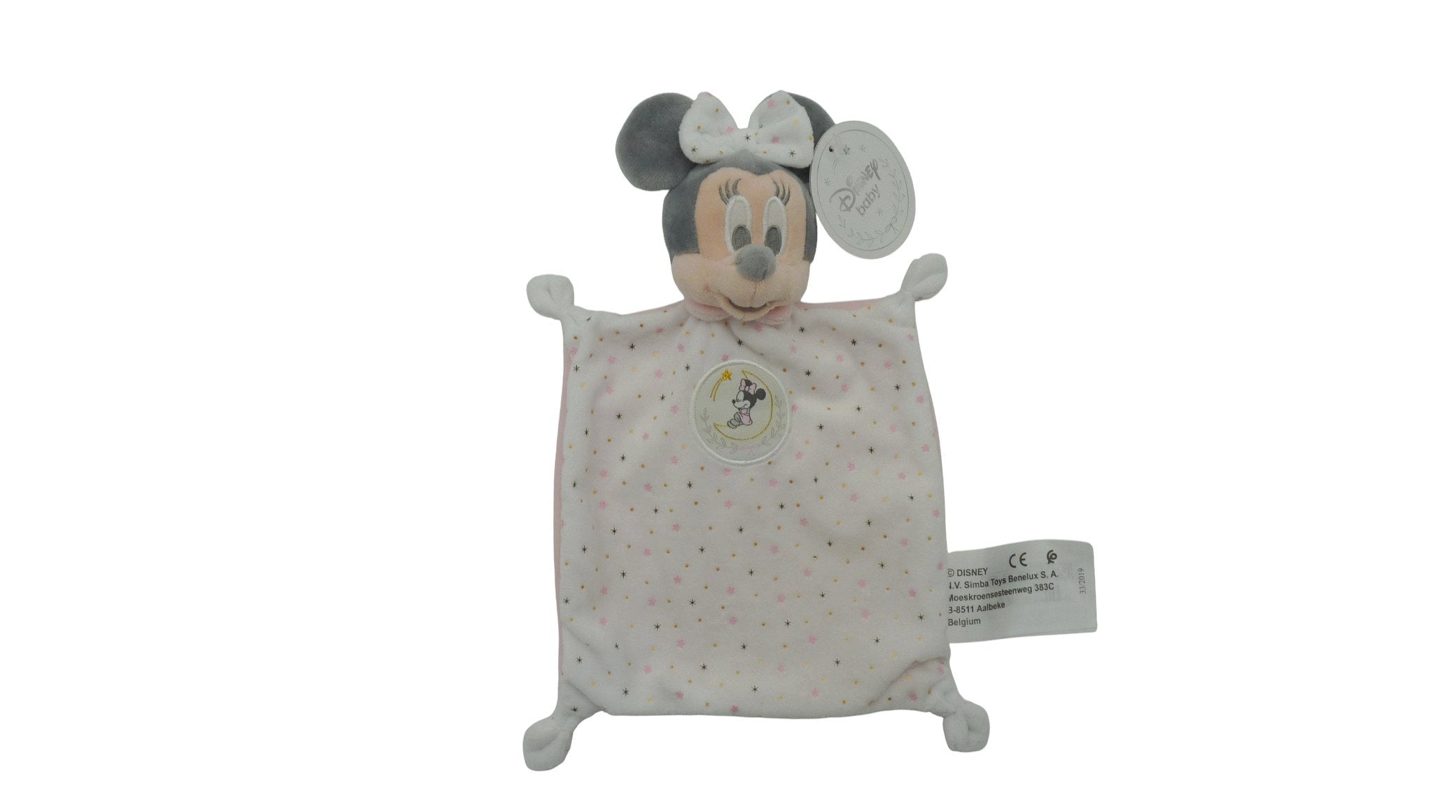 Doudou Minnie plat motif étoiles - Disney