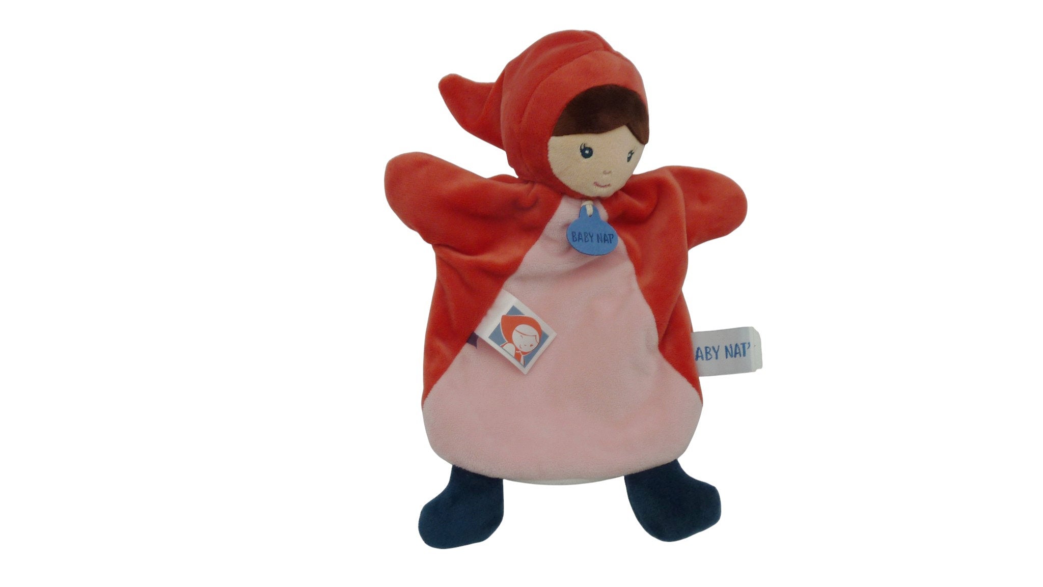 Doudou poupée marionnette - Petit Chaperon Rouge - BN0746 Baby'Nat