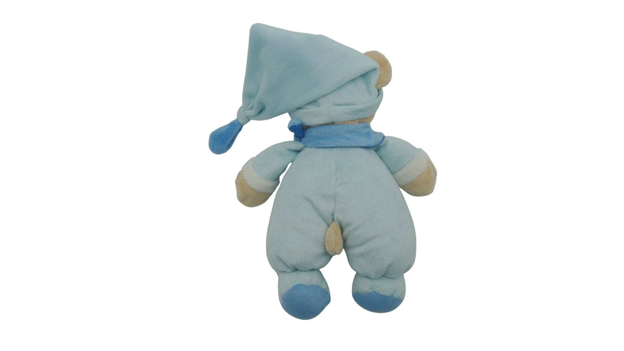 Peluche ours bleu - CMI - 31 cm