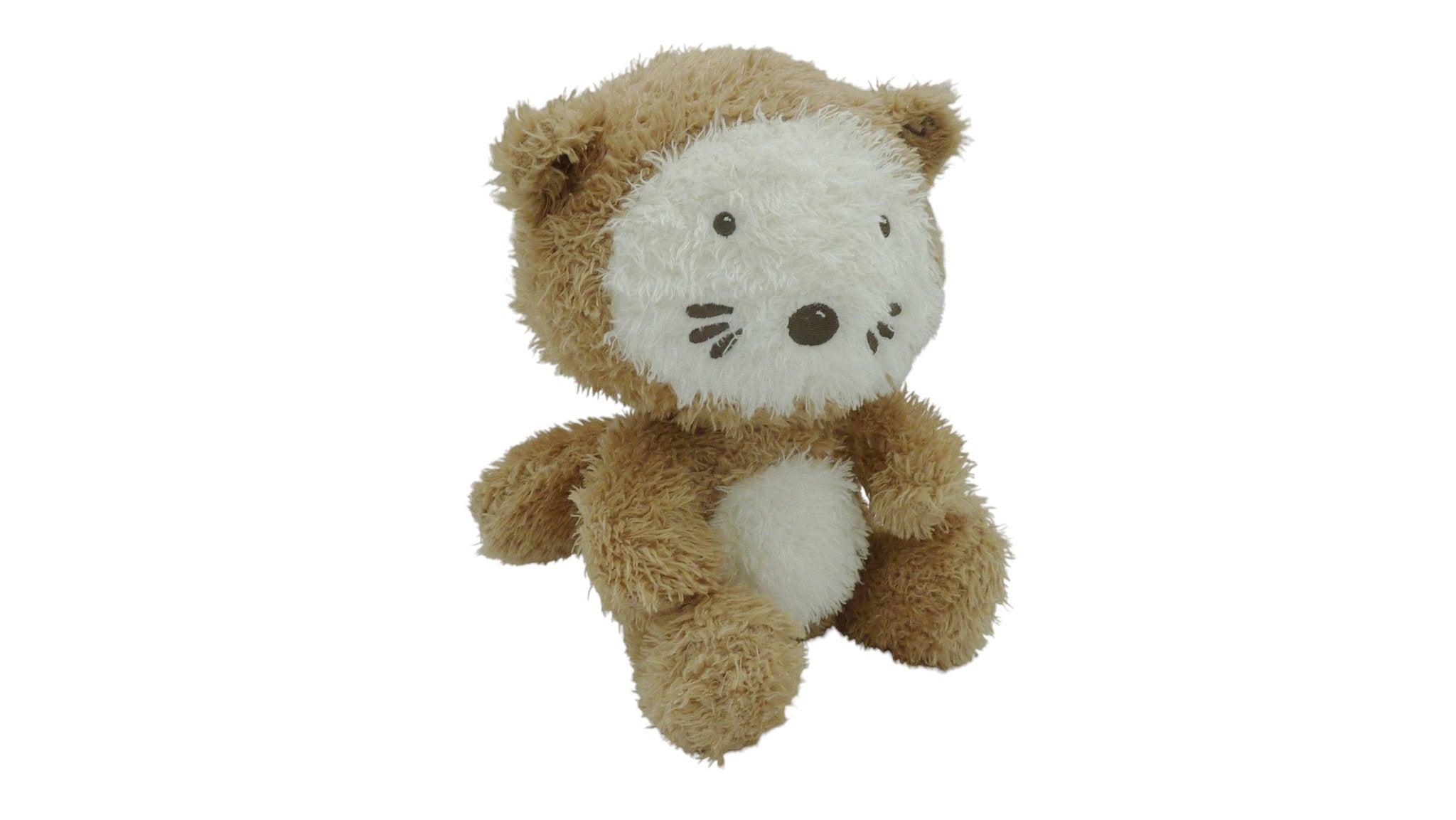 Peluche renard marron blanc - Cadet Rousselle - 27 cm