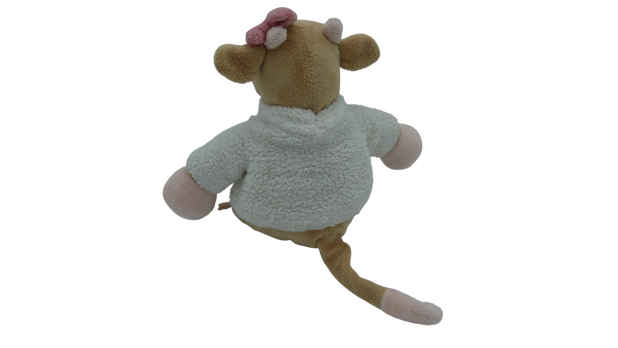 Peluche vache Lola marron rose - Noukie's - 26 cm