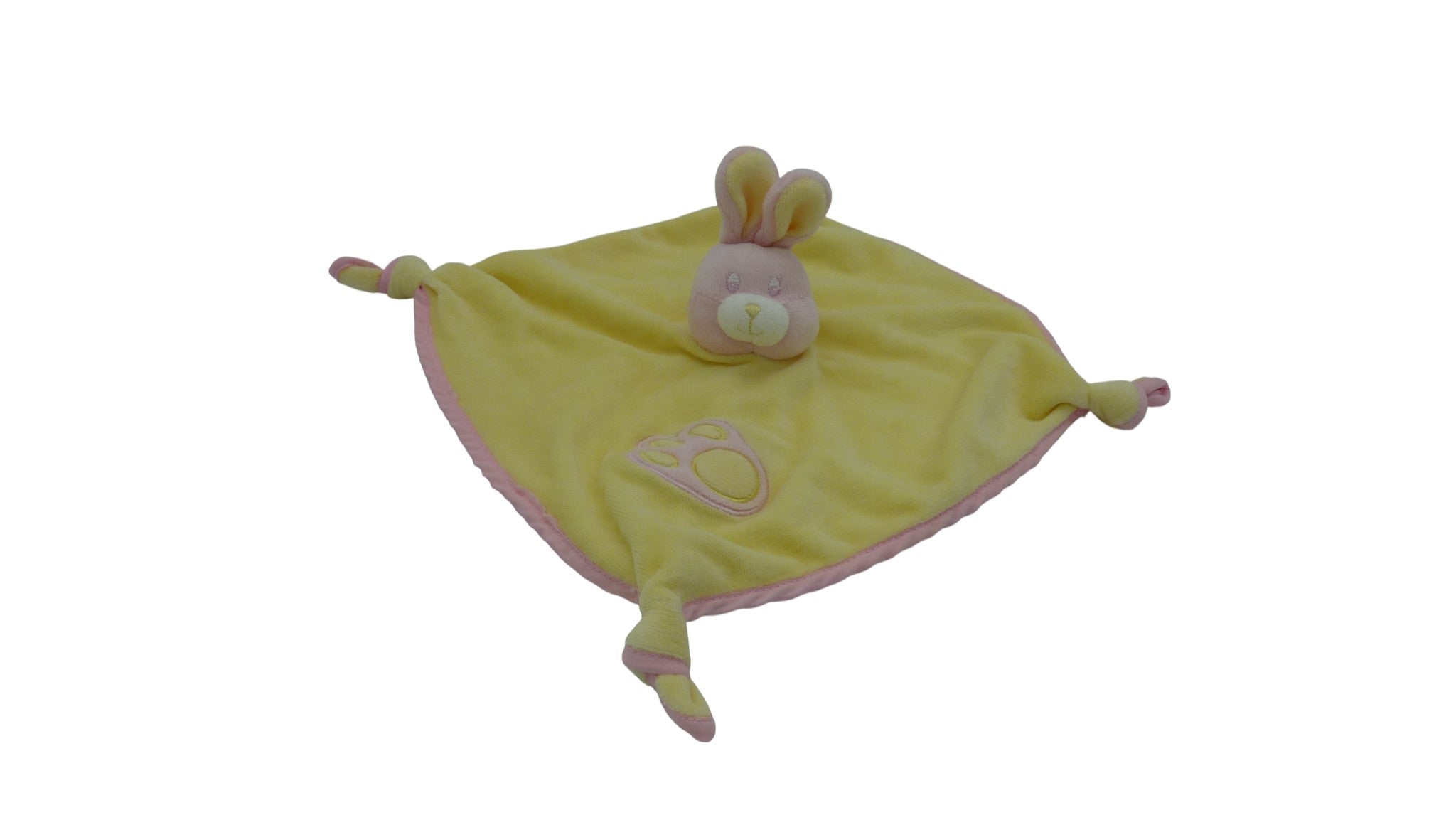 Doudou lapin plat jaune - Gipsy