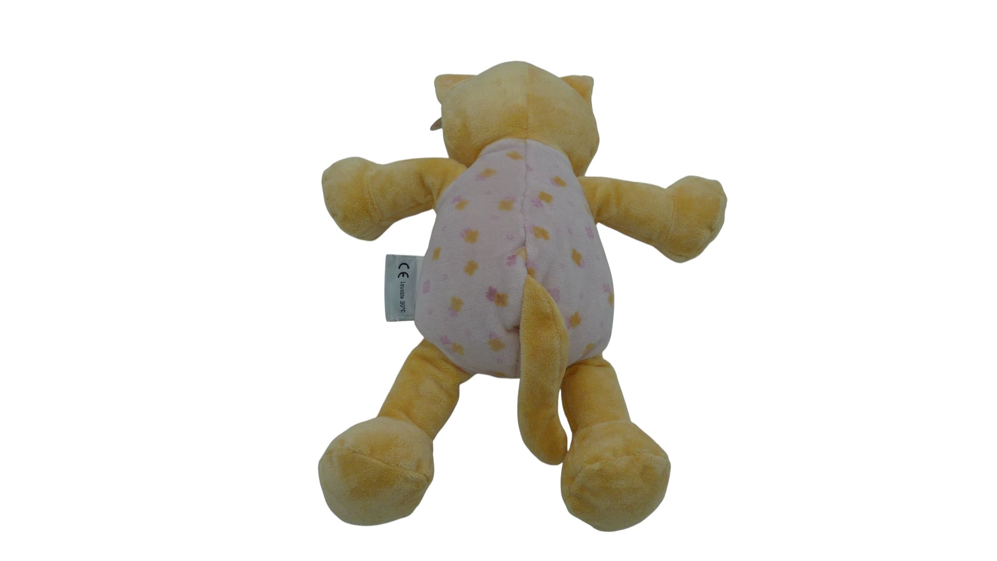 Peluche chat marron rose - Bengy -31 cm