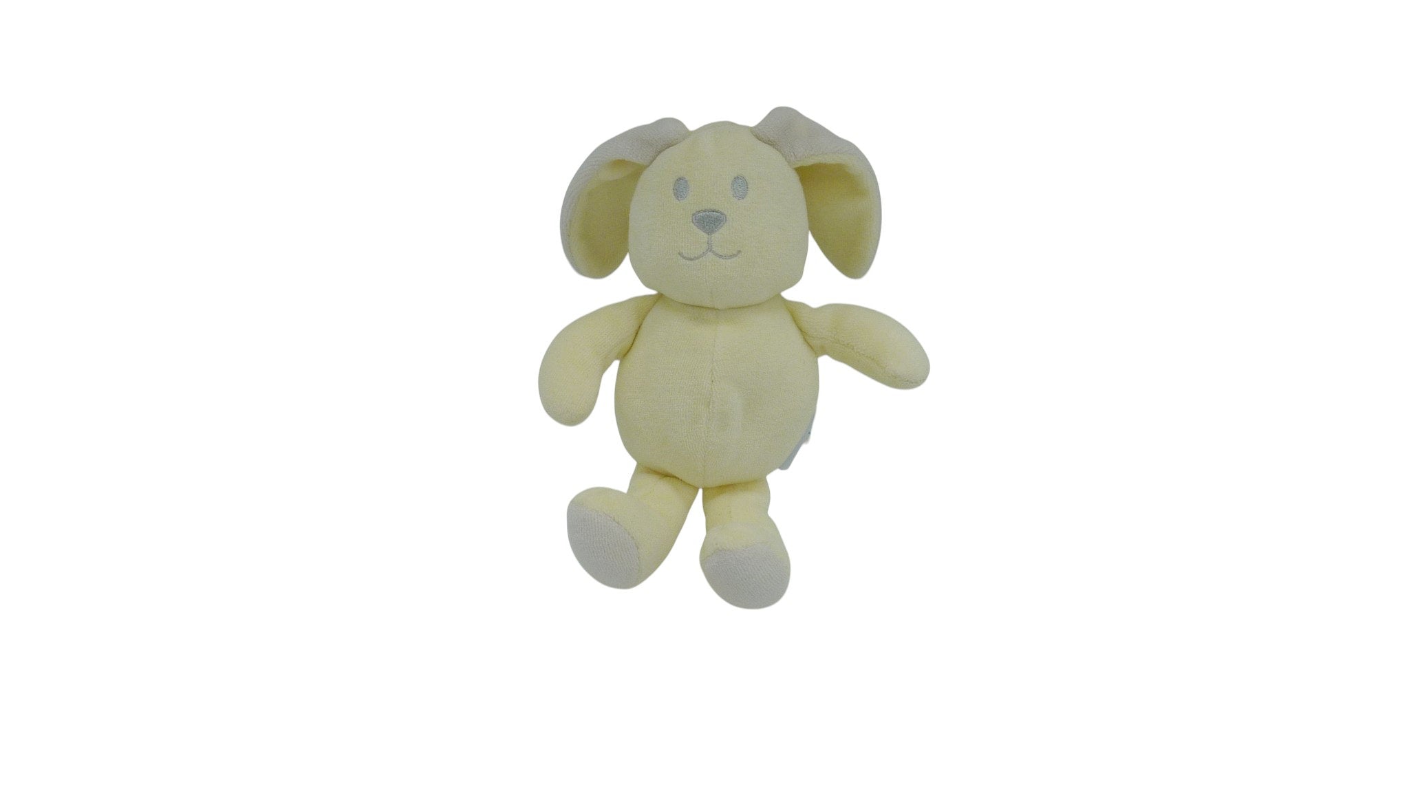 Peluche lapin jaune pâle - Pommette - 20 cm