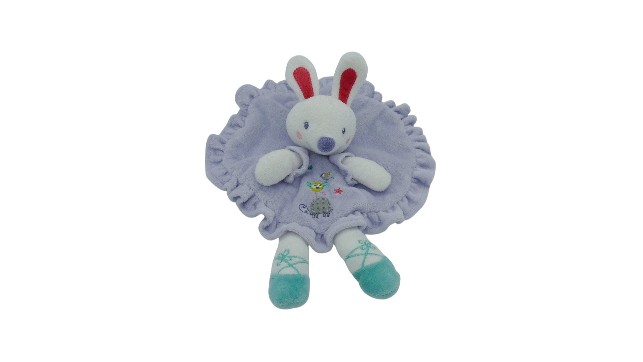 Doudou lapin plat mauve - Nicotoy Simba Dickie