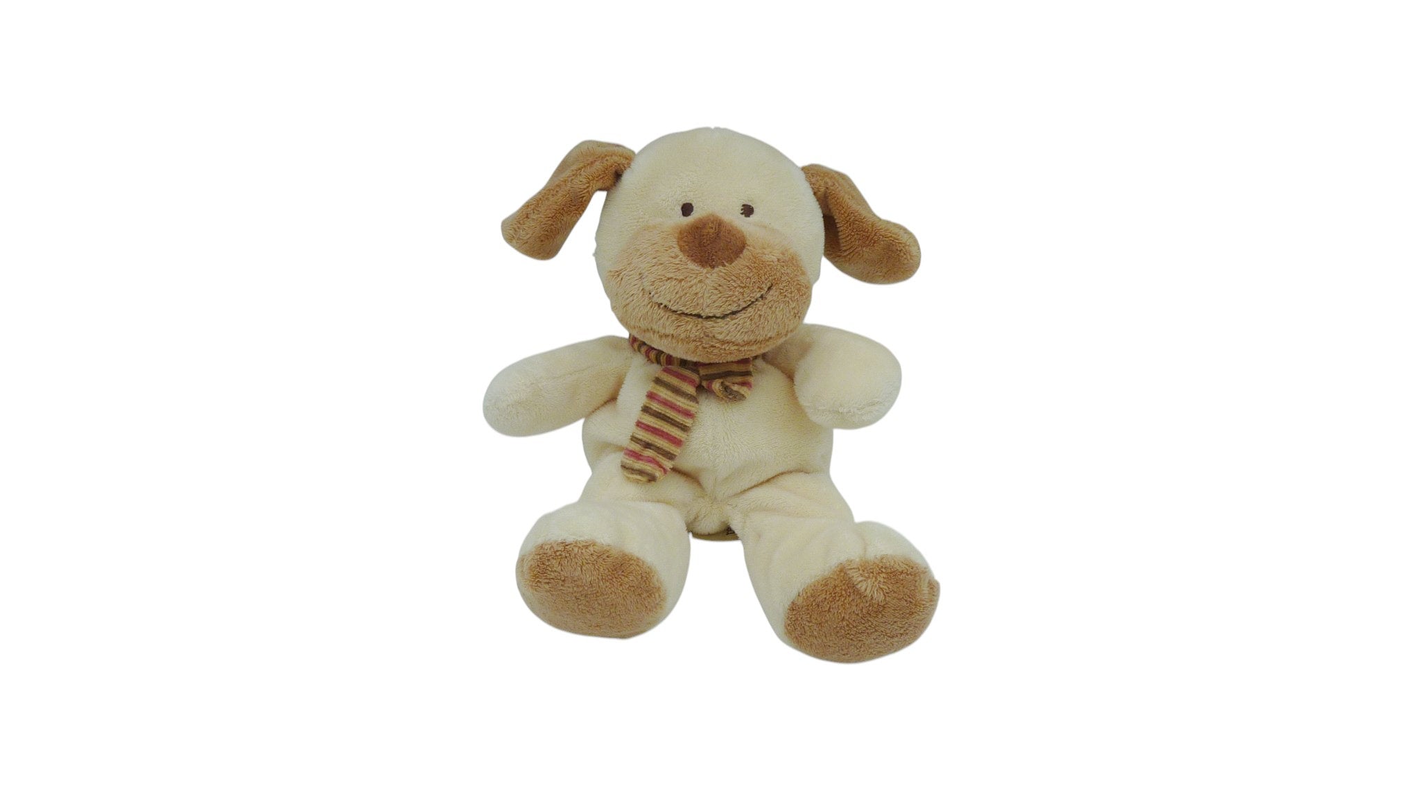 Peluche chien beige marron - Nicotoy - 26 cm