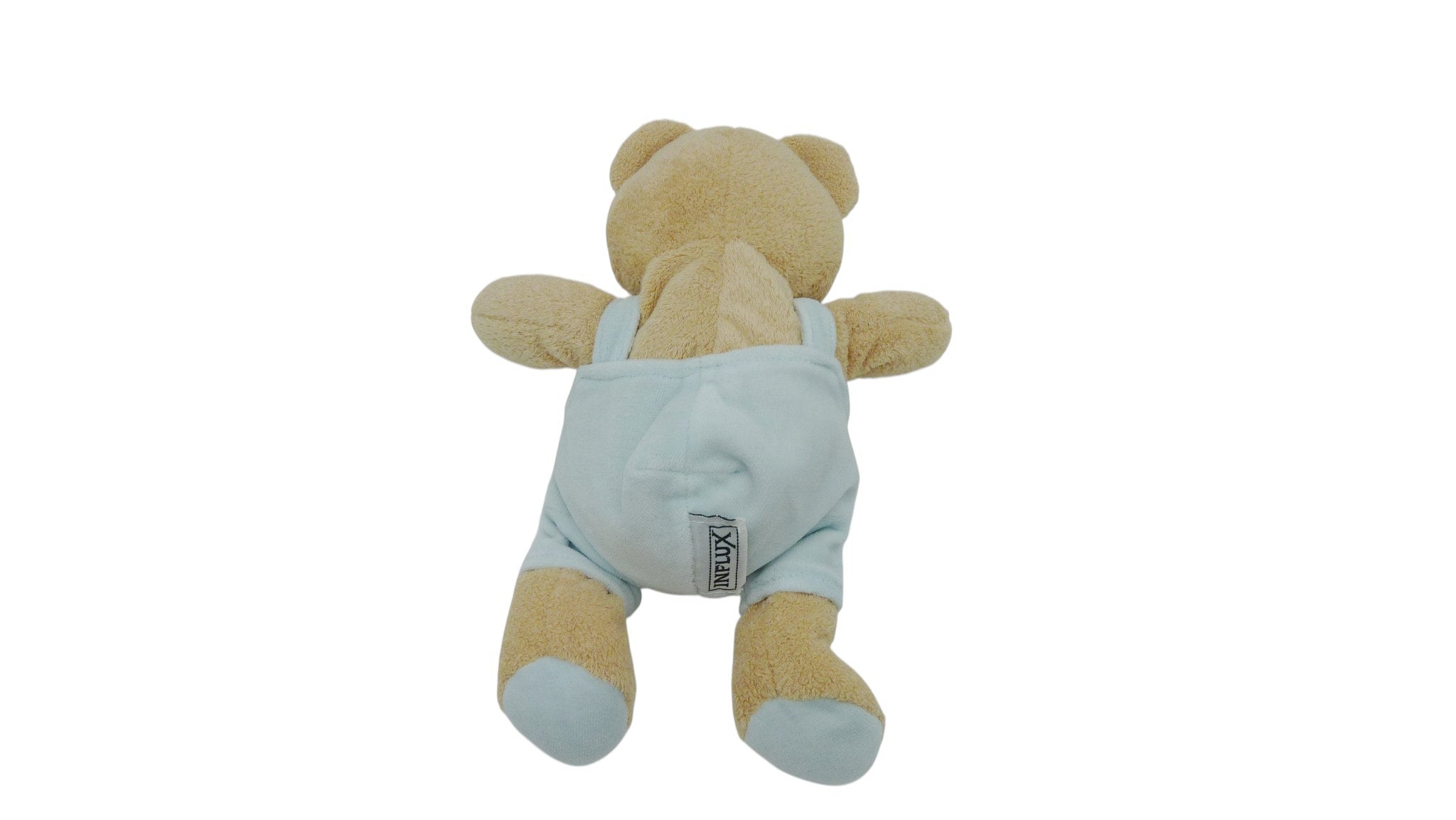 Peluche ours marron bleu - Influx - 27 cm