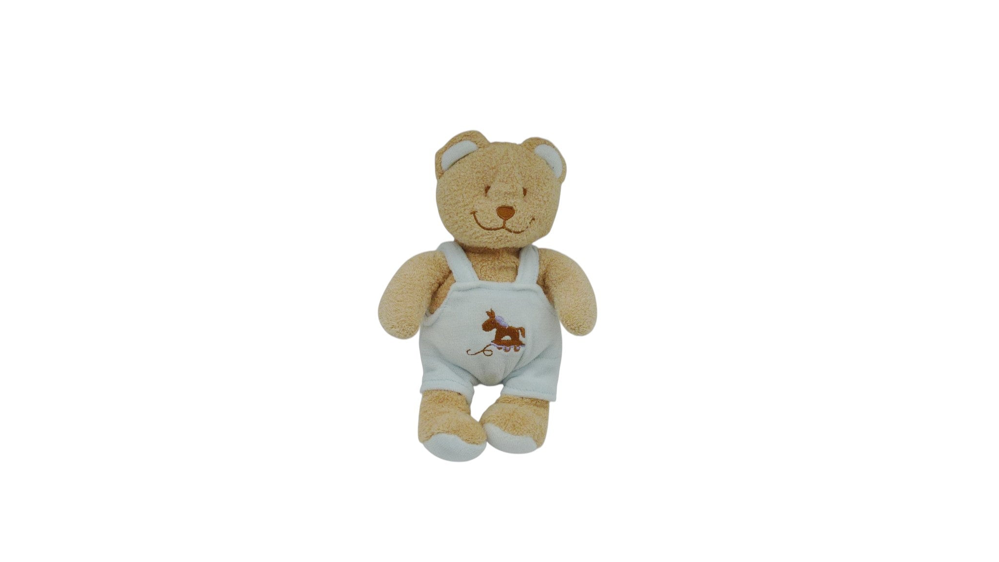 Peluche ours marron bleu - Influx - 19 cm