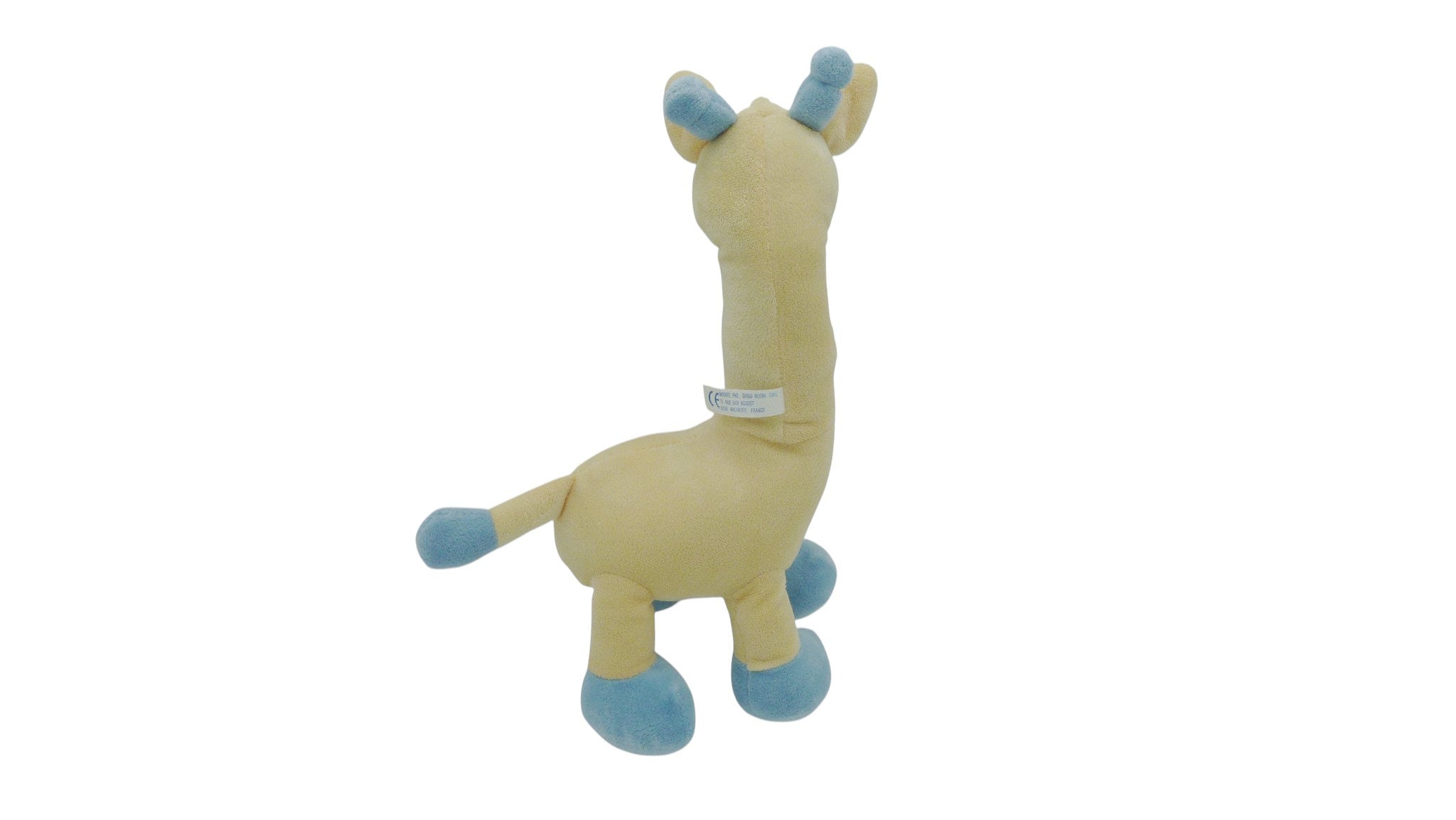Peluche girafe beige bleu - Arthur et Lola - 30 cm