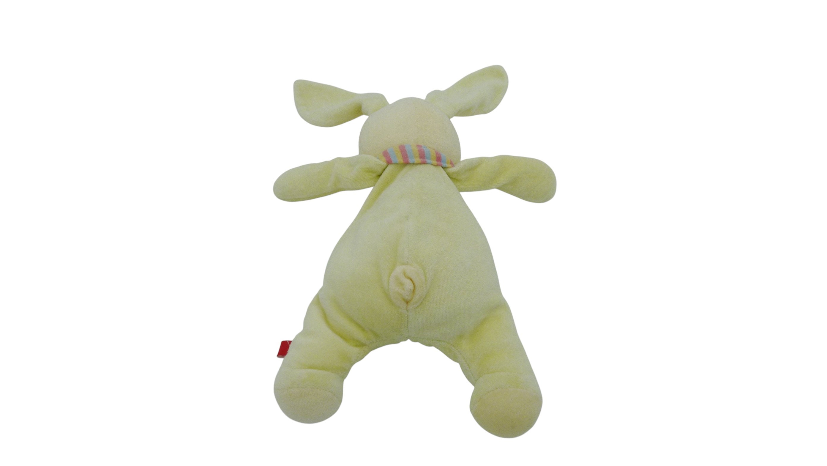 Peluche lapin vert - Tex Baby - 30 cm