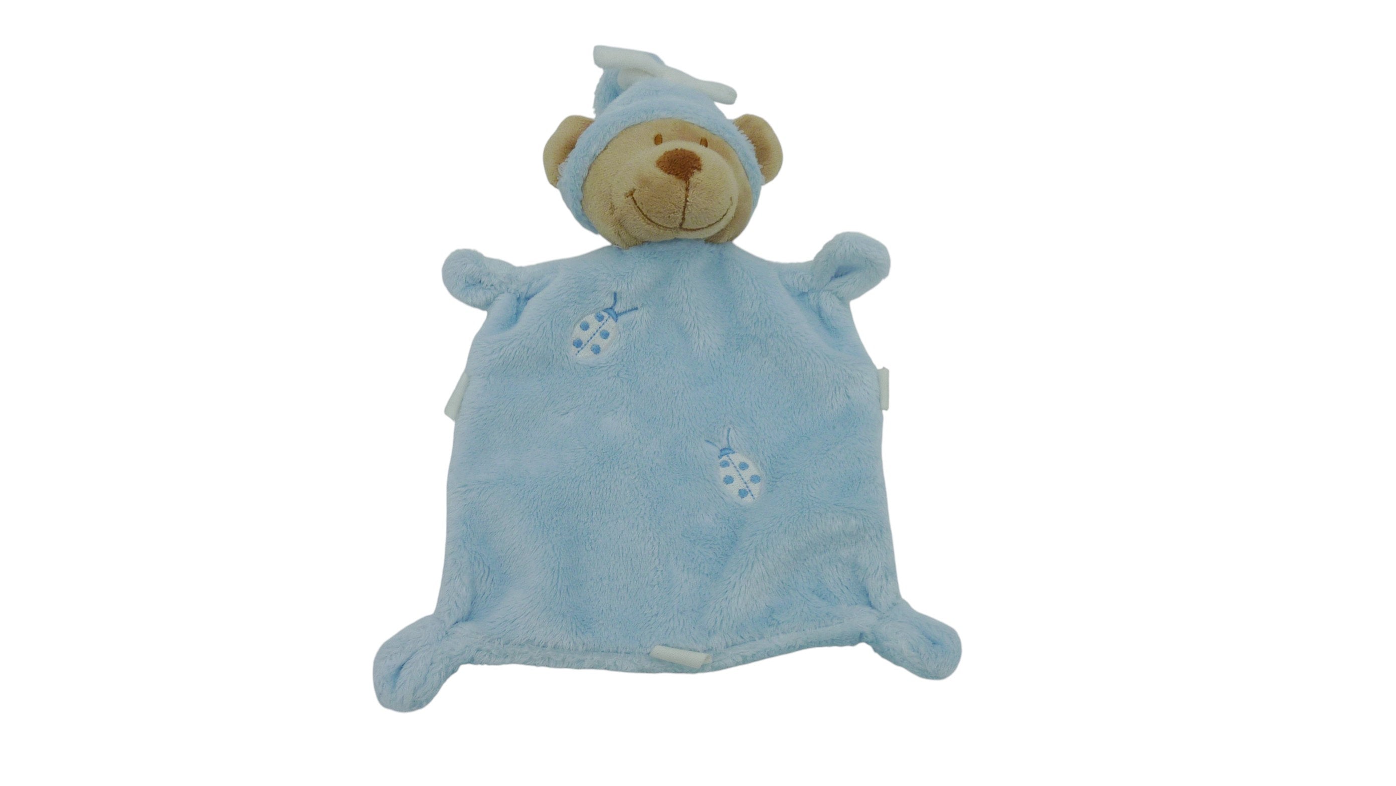 Doudou ours plat bleu - Nicotoy Simba Dickie