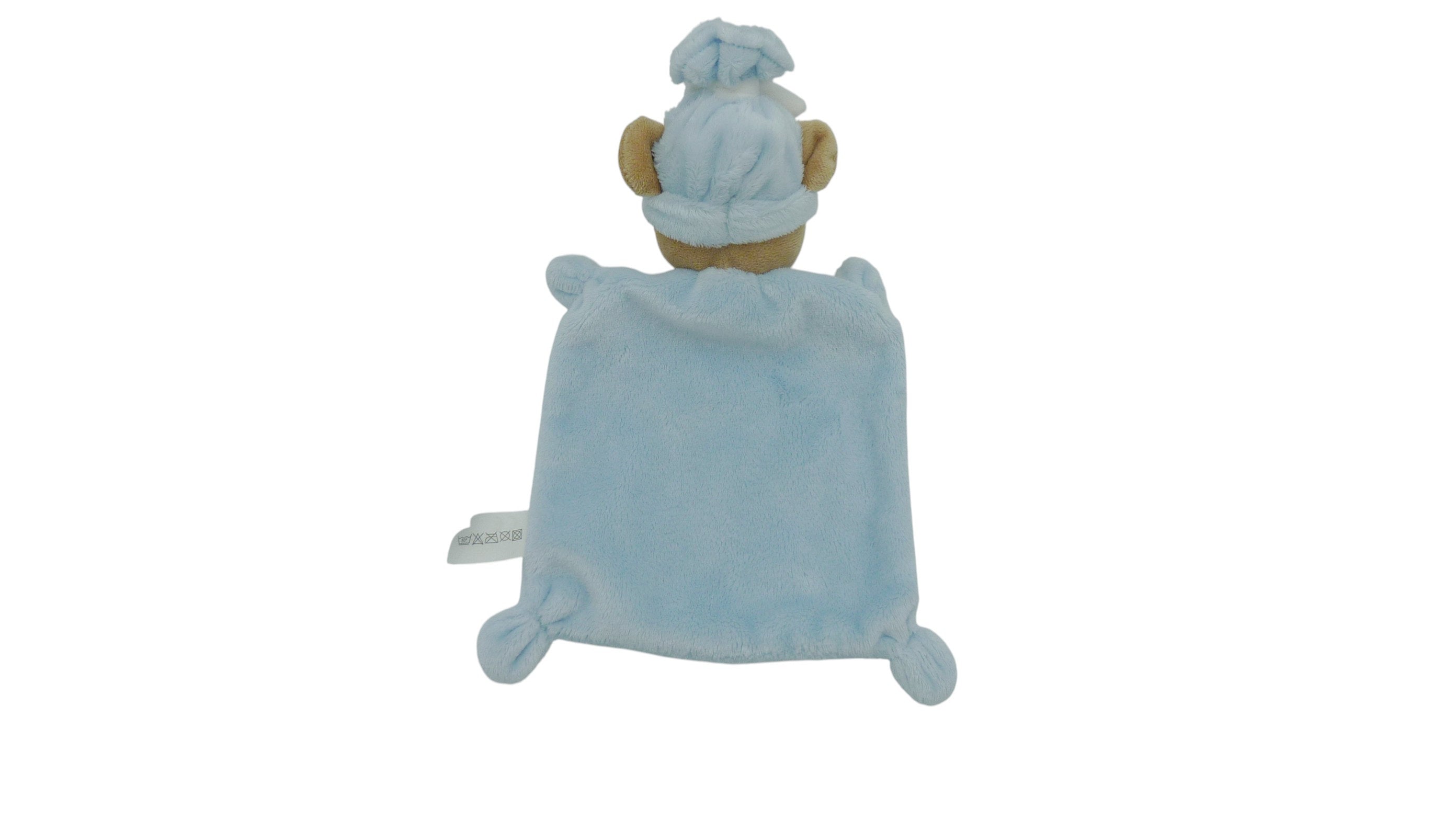 Doudou ours plat bleu - Nicotoy Simba Dickie