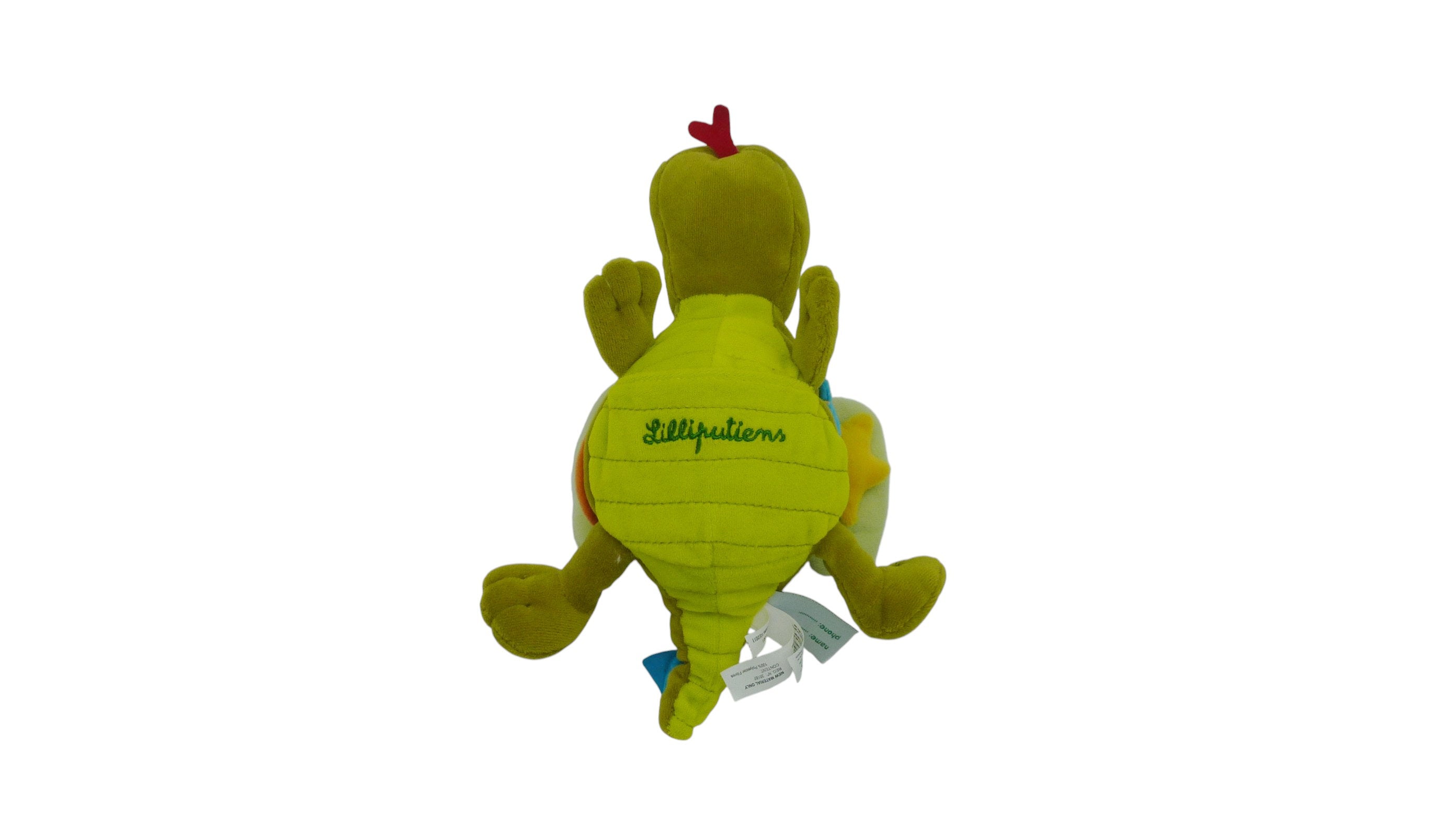 Peluche éveil Walter le dragon vert - Lilliputiens - 27 cm