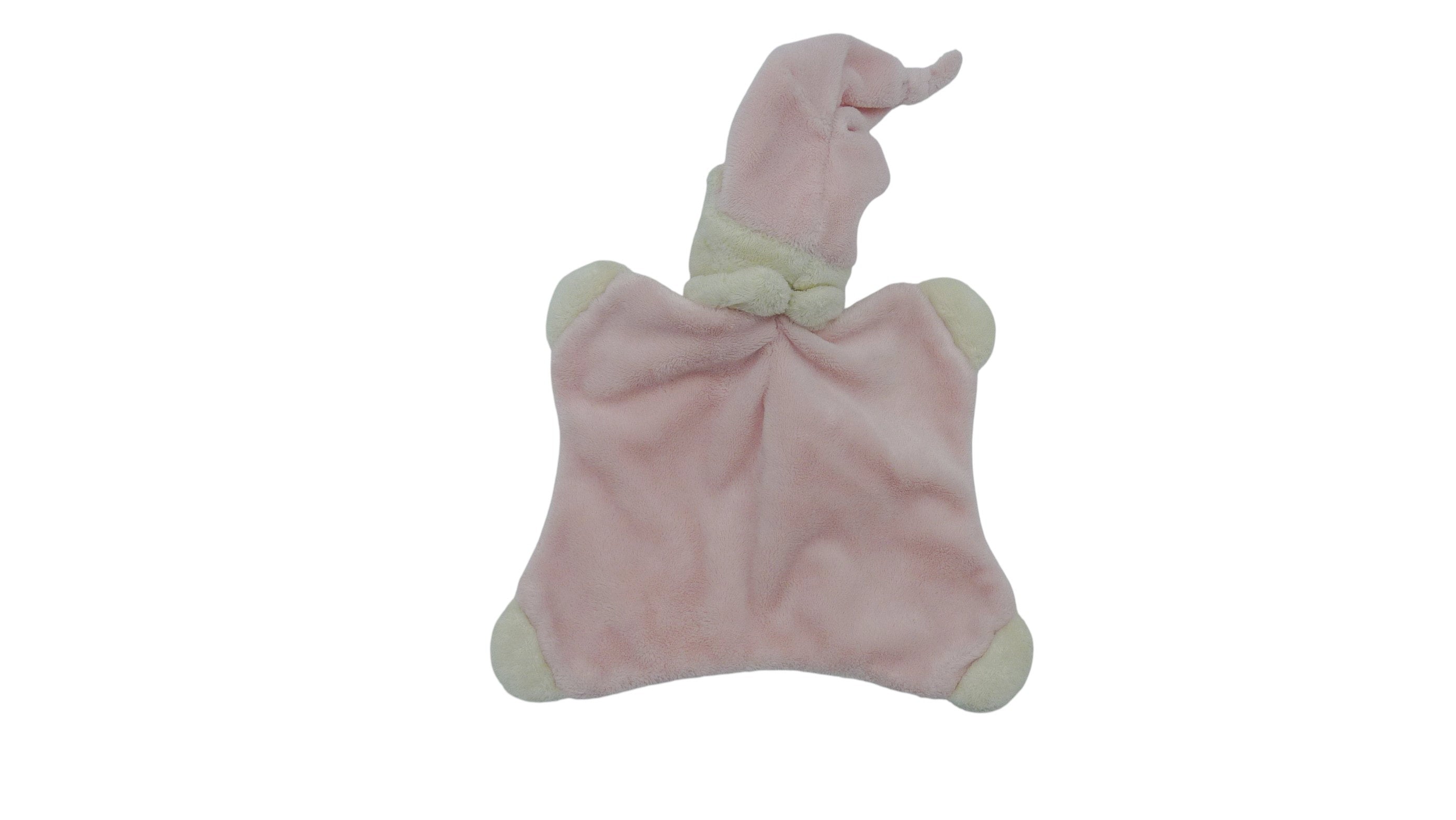 Doudou ours plat rose crème - CMP