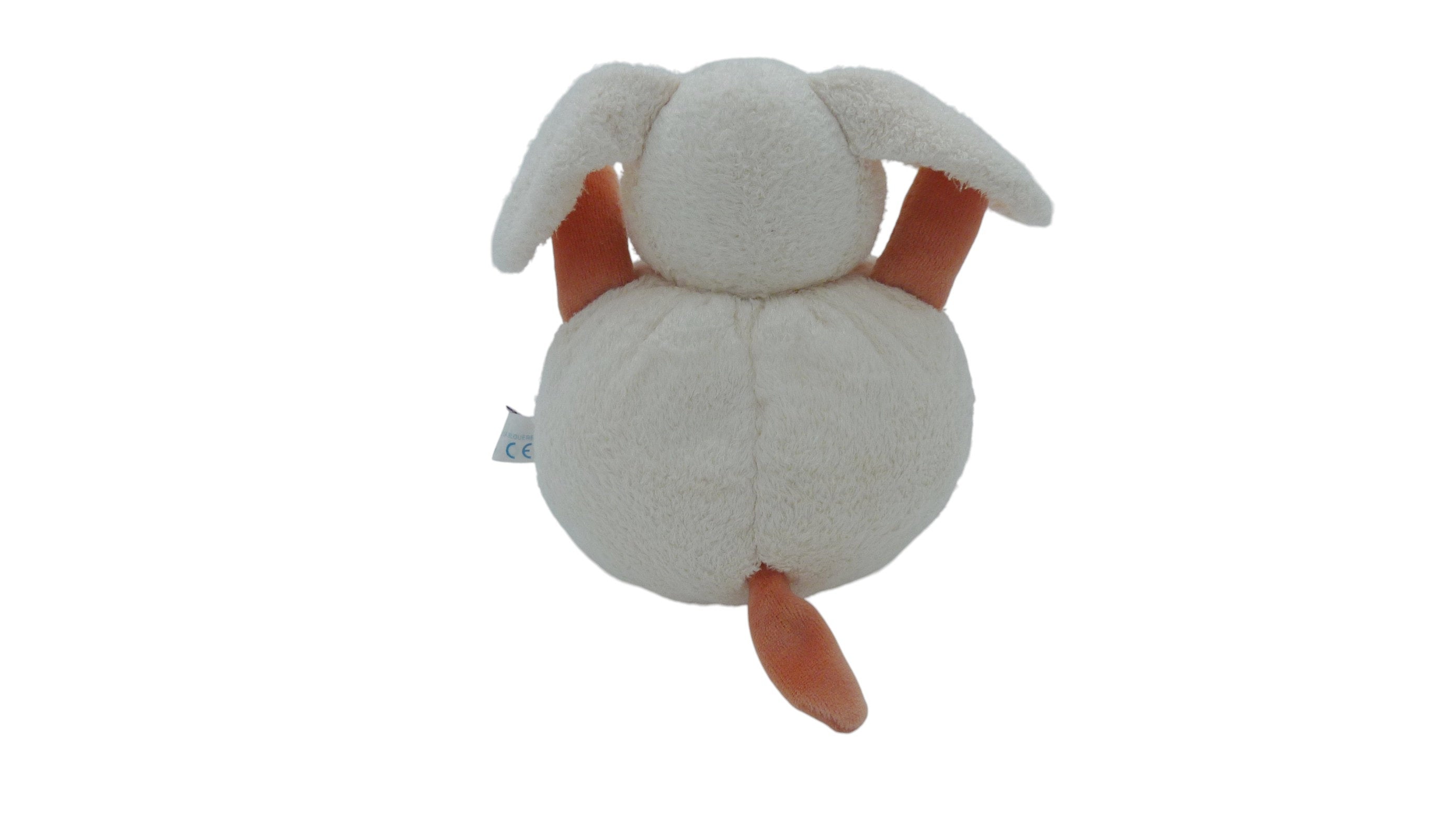 Peluche chien écru orange - Sucre d'Orge - 20 cm