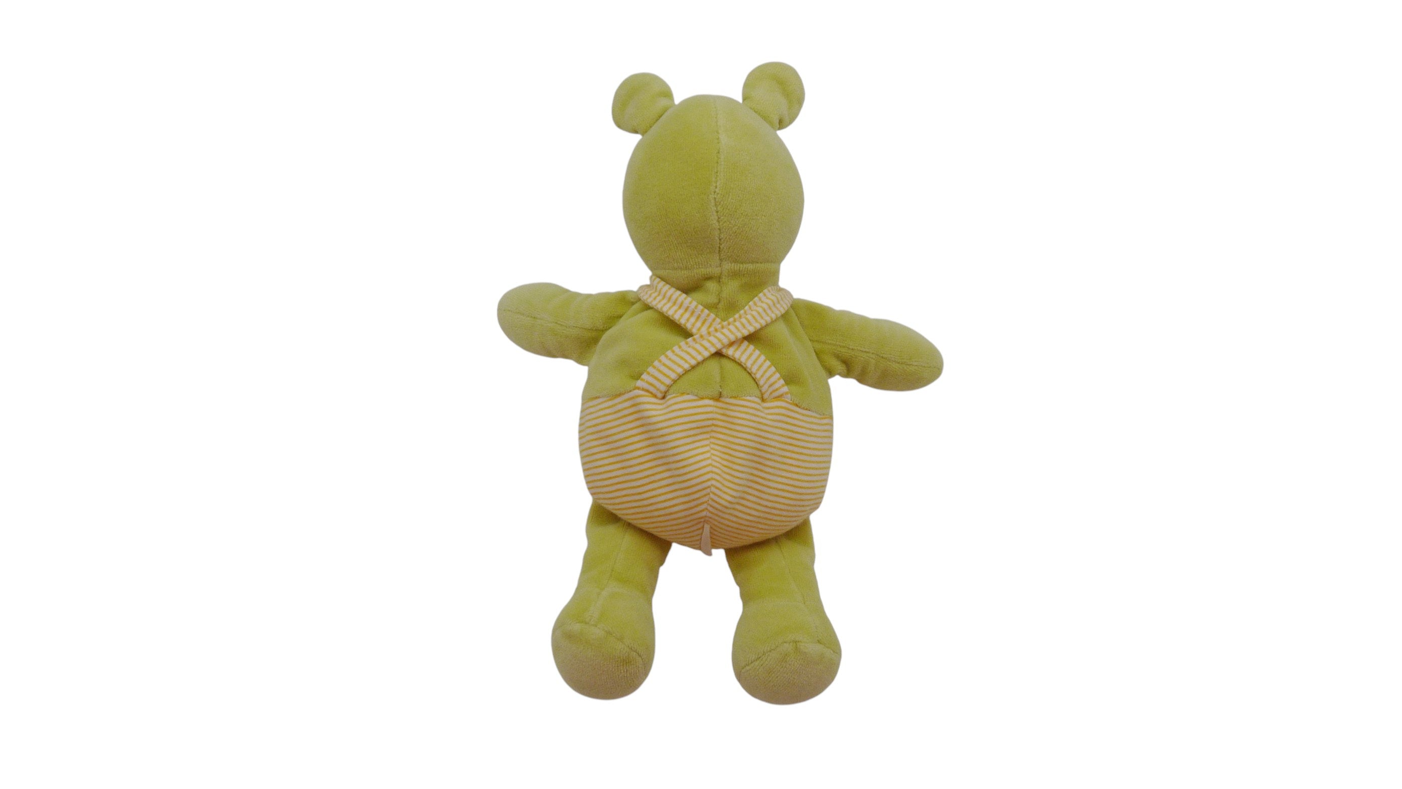 Peluche hippopotame vert - Doudou et compagnie - 28 cm