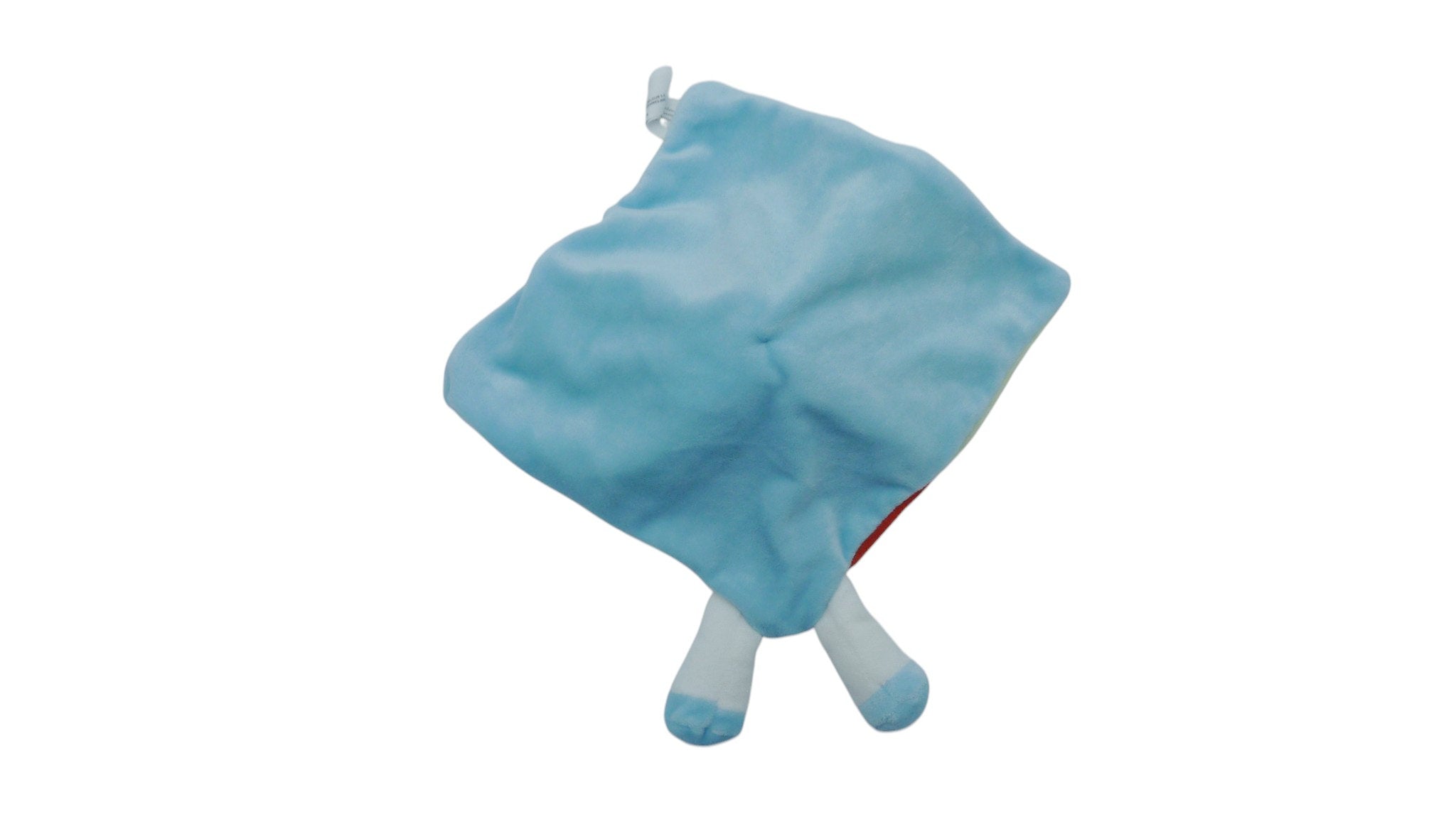 Doudou ours plat vert bleu orange - Nicotoy Simba Dickie