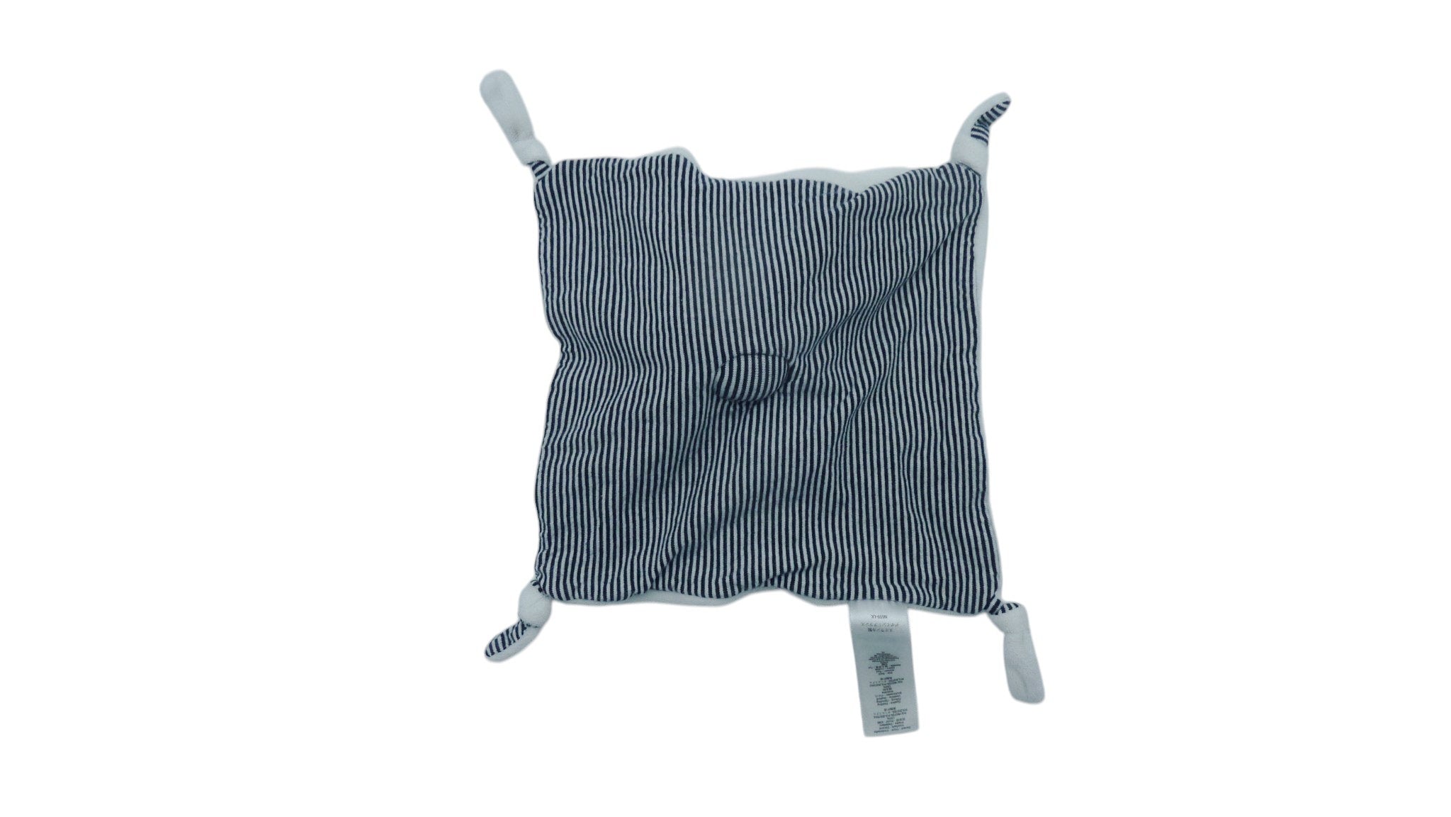 Doudou lapin plat blanc - Petit Bateau